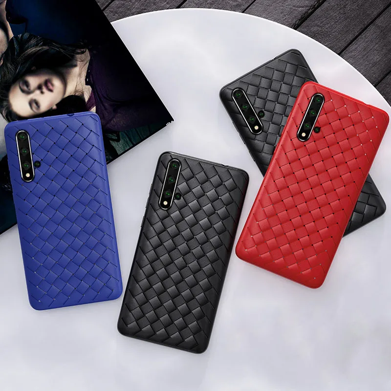 Weave Soft Case For Huawei P30 P20 Lite Pro Breathe Grid Phone Cover For Huawei Mate 10 20 Honor 7C 10 Y7 Prime Back Cases Capa
Weave Soft Case For Huawei P30 P20 Lite Pro Breathe Grid Phone Cover For Huawei Mate 10 20 Honor 7C 10 Y7 Prime Back Cases Capa