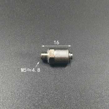M5x0.8mm To Quick Fit 4mm/6mm Hose Nickel Plated Brass Pneumatic Air Fitting Straight Connector
M5x0.8mm To Quick Fit 4mm/6mm Hose Nickel Plated Brass Pneumatic Air Fitting Straight Connector