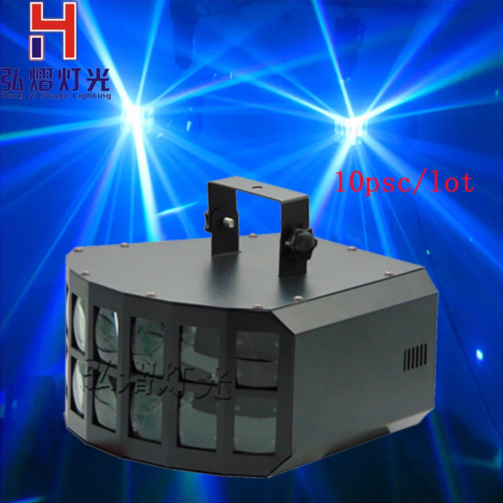 Hongyi Stage Lighting 10pcs/lot HOT Sell LED Disco Double Butterfly Effect Light 360 Degree Movement LED DJ KTV Party Disco Lig
Hongyi Stage Lighting 10pcs/lot HOT Sell LED Disco Double Butterfly Effect Light 360 Degree Movement LED DJ KTV Party Disco Lig