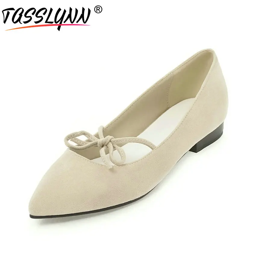 TASSLYNN 2018 Women Pumps Shoes Lace Up Pointed Toe Pumps Square Low Heels Western Style Spring Autumn Ladies Shoes Size 34-43
