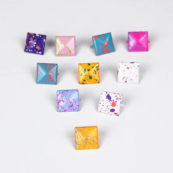 colorful square two feet nail rivet leather craft bag shoes decoration accessories 100sets/lot
colorful square two feet nail rivet leather craft bag shoes decoration accessories 100sets/lot