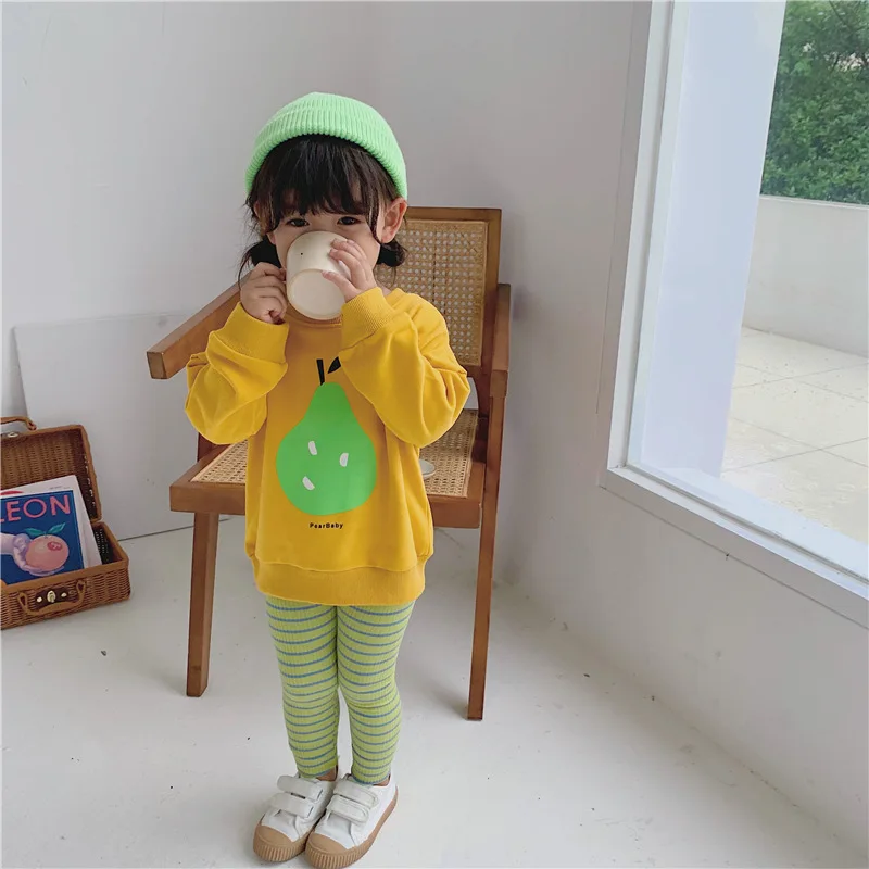 2019 New Arrival Baby Girls Sweatshirts Winter Spring Autumn Children Fruit Long Sleeves Sweater Kids T-shirt Clothes Boys Tops
2019 New Arrival Baby Girls Sweatshirts Winter Spring Autumn Children Fruit Long Sleeves Sweater Kids T-shirt Clothes Boys Tops