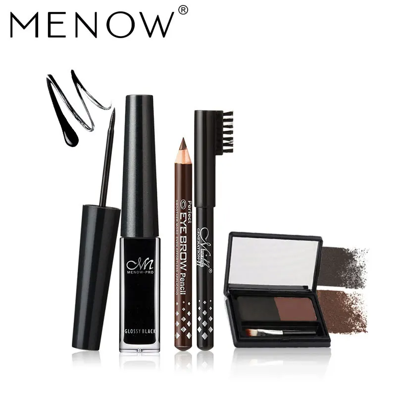 MENOW Brand Make up set Eyeliner gift Eyebrow pencil & and Eyebrow plate Lasting Waterproof Cosmetic combination drop ship 5338
MENOW Brand Make up set Eyeliner gift Eyebrow pencil & and Eyebrow plate Lasting Waterproof Cosmetic combination drop ship 5338