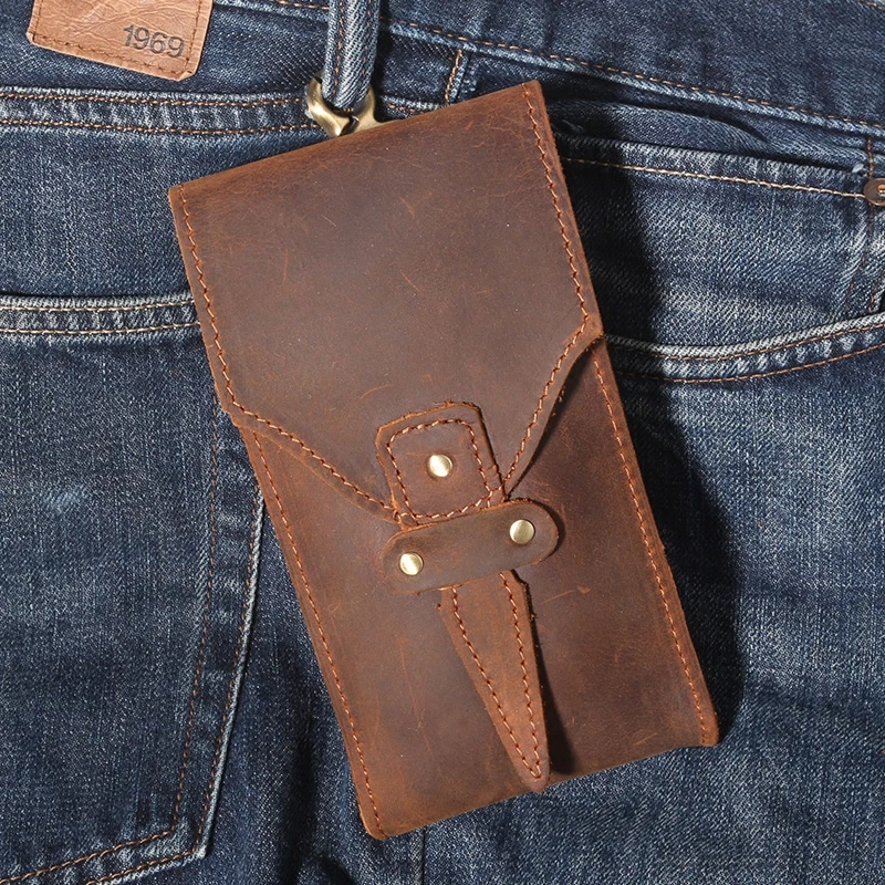 Brand Men Crazy Horse Fanny Waist Pack Casual Genuine Leather Phone Pouch Casual Vintage Hook Belt Loop Hip Bum Waist Pouch
Brand Men Crazy Horse Fanny Waist Pack Casual Genuine Leather Phone Pouch Casual Vintage Hook Belt Loop Hip Bum Waist Pouch