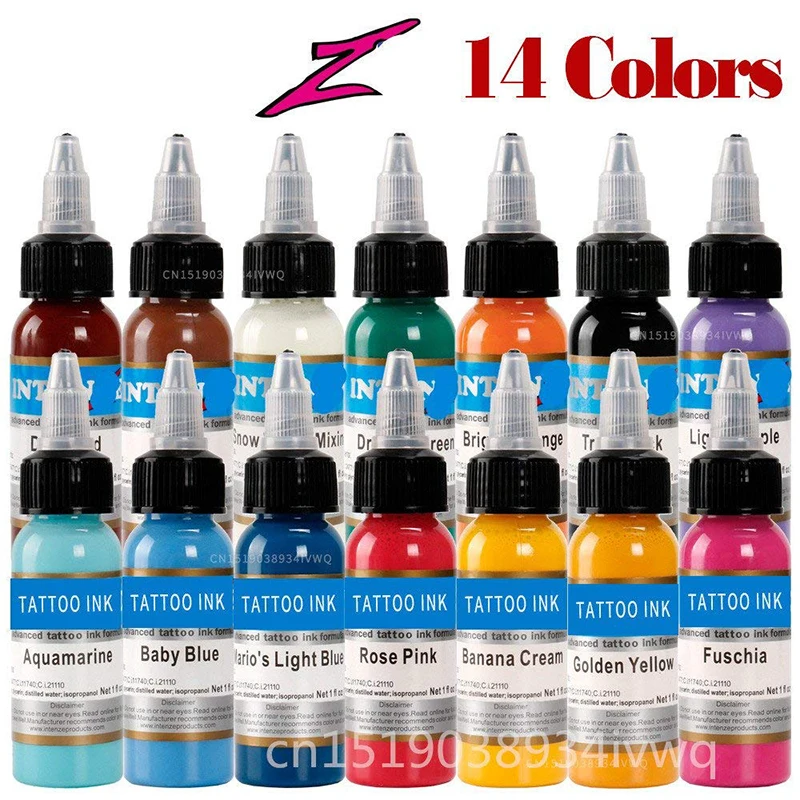 14 Pcs Professional Tattoo Draw Pigment Tattoo Ink Permanent Makeup Microblading Pigment Tattoo & Body Art Paint
14 Pcs Professional Tattoo Draw Pigment Tattoo Ink Permanent Makeup Microblading Pigment Tattoo & Body Art Paint