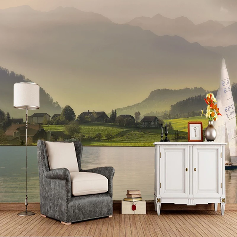 Custom papel de parede 3d, landscape pastoral sailing murals for living room bedroom sofa background decorative wallpaper
Custom papel de parede 3d, landscape pastoral sailing murals for living room bedroom sofa background decorative wallpaper