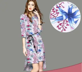 2Meter Printing Plant Flower Chiffon Fabric For Apparel Sewing Fashion Women's Dheongsam Wedding Dress Diy Doll
2Meter Printing Plant Flower Chiffon Fabric For Apparel Sewing Fashion Women's Dheongsam Wedding Dress Diy Doll