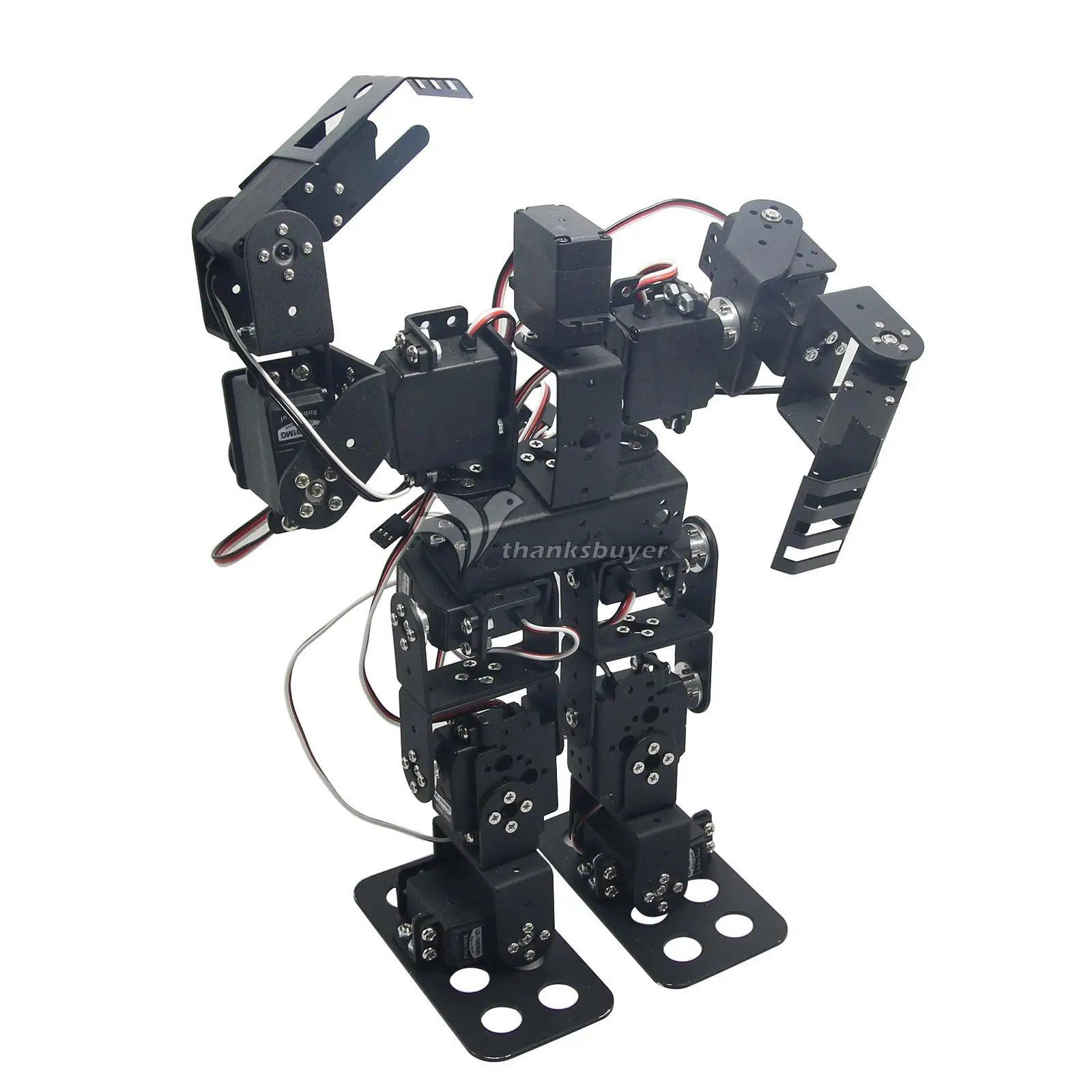 Assembled 13DOF Biped Robotic Educational Robot Servo Bracket Ball Bearing w/LD-1501MG Servo
Assembled 13DOF Biped Robotic Educational Robot Servo Bracket Ball Bearing w/LD-1501MG Servo