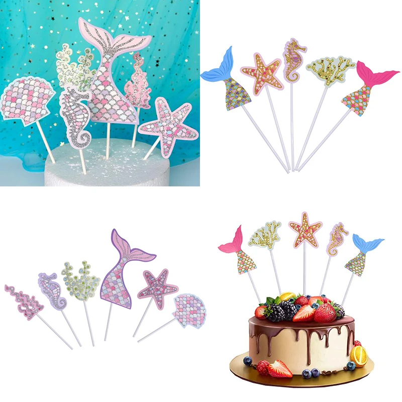 1set Cake Topper Mermaid Ocean Party Cupcake Topper Decoration for Kid Birthday Party Baby Shower Wedding Cake Decor Girl Favor
1set Cake Topper Mermaid Ocean Party Cupcake Topper Decoration for Kid Birthday Party Baby Shower Wedding Cake Decor Girl Favor