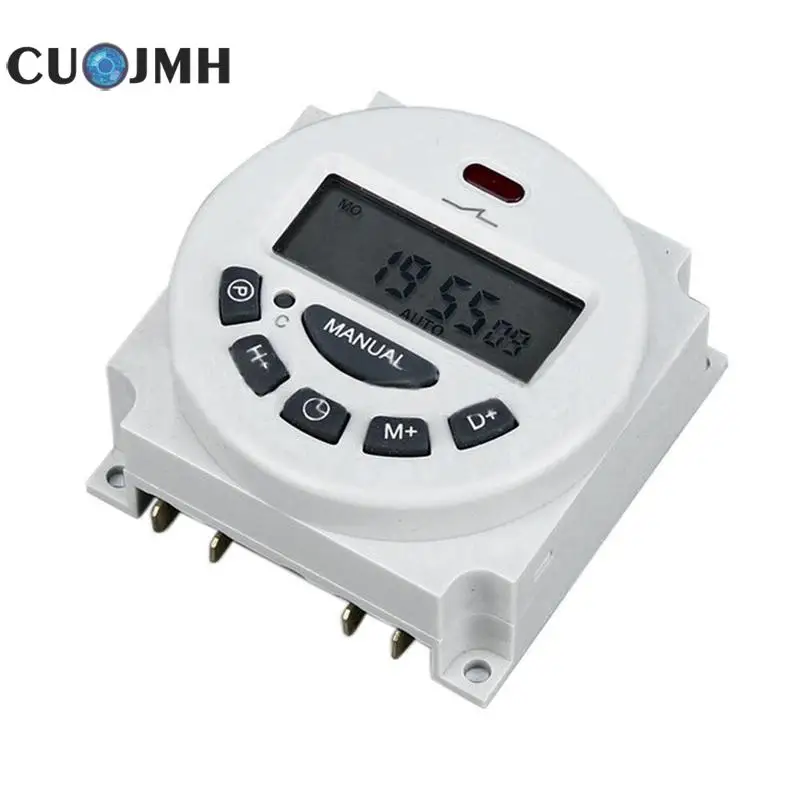 12v Digital Lcd Relay Switch Weekly Programmable Electronic Time Timer White English Automatic Control Small Power Timer Switch
12v Digital Lcd Relay Switch Weekly Programmable Electronic Time Timer White English Automatic Control Small Power Timer Switch
