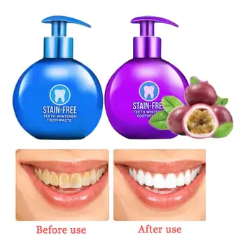 Fashion Pressing Design Toothpaste Fresh Breath Removing Smoke Stains Natural Brightening Teeth Whitening Toothpaste 220g 40P
Fashion Pressing Design Toothpaste Fresh Breath Removing Smoke Stains Natural Brightening Teeth Whitening Toothpaste 220g 40P
