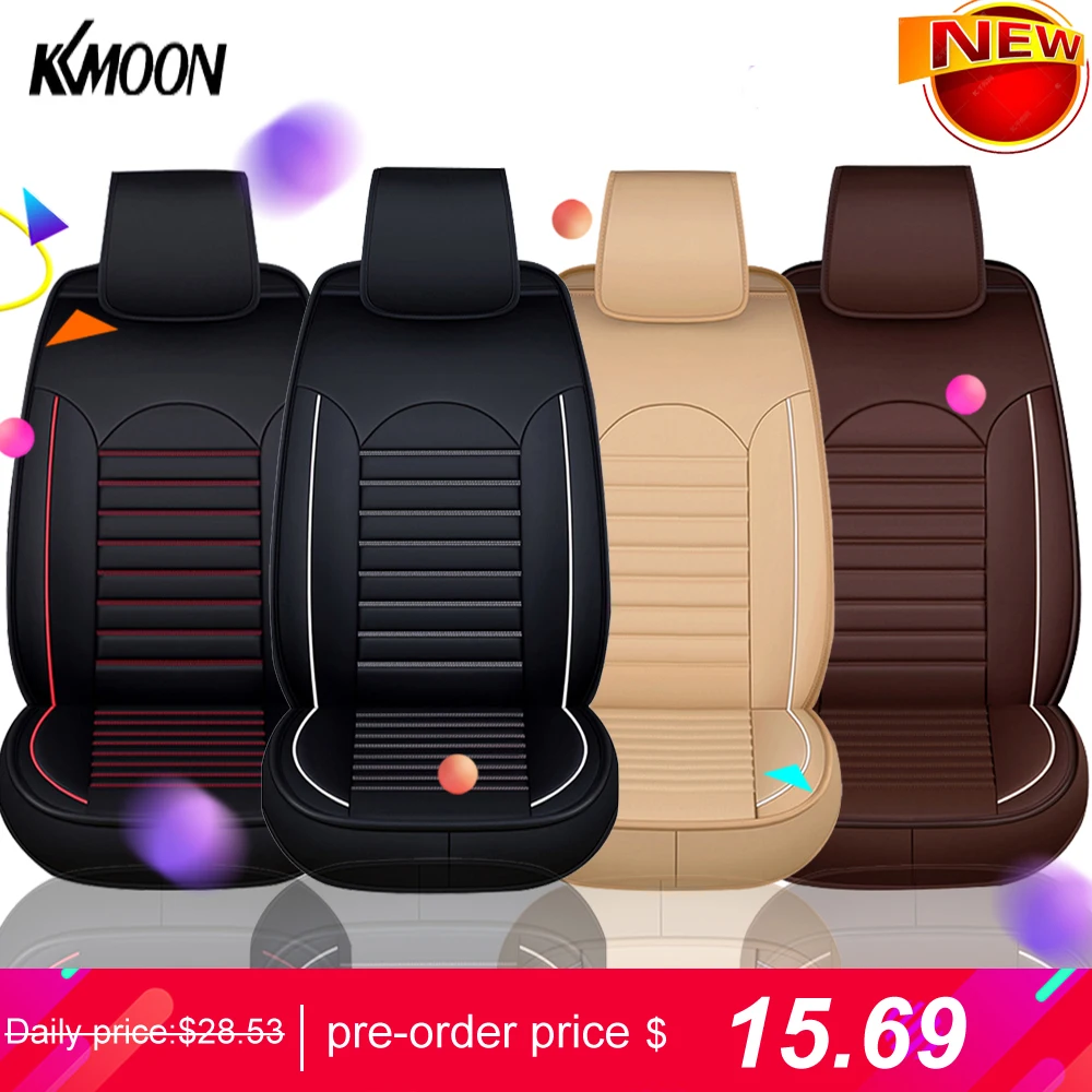 KKMOON Universal 1pc Luxury PU Leather Car Seat Cover Accessories Cushion autocovers with Tire Track for cars auto product
KKMOON Universal 1pc Luxury PU Leather Car Seat Cover Accessories Cushion autocovers with Tire Track for cars auto product
