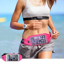 Sport Accessories Phone bag Waterproof mobile Phone Gym Waist Bag Running Wallet Phone Pouch For iphone 7 6S Plus Samsung Xiaomi