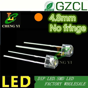 ORANGE 4.8mm straw hat led diode White led dip led for led without fringe Crystal Light
ORANGE 4.8mm straw hat led diode White led dip led for led without fringe Crystal Light