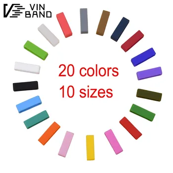 

Watchbands Strap Loop ring Silicone Rubber Black Watch Bands Accessories Holder 20 22mm Mens Locker Watch Band 20 color 4PCS