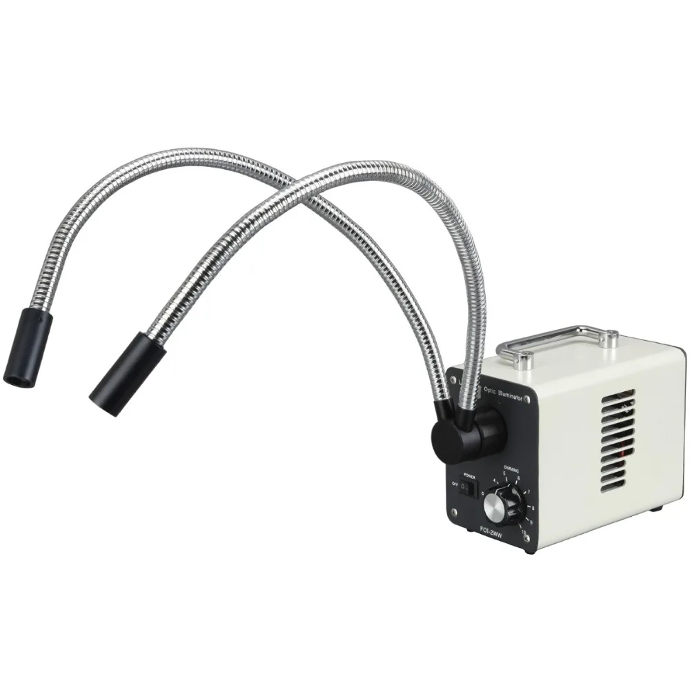 AmScope 20W LED Fiber Optic Dual Gooseneck Lights Microscope Illuminator LED-20WY
AmScope 20W LED Fiber Optic Dual Gooseneck Lights Microscope Illuminator LED-20WY