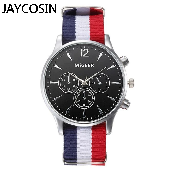 MiGEER Black Watch High Quality Canvas Fashion Quartz Watch Mens women Luxury Watch Cool Clock Relogio Masculino for droshipping
MiGEER Black Watch High Quality Canvas Fashion Quartz Watch Mens women Luxury Watch Cool Clock Relogio Masculino for droshipping