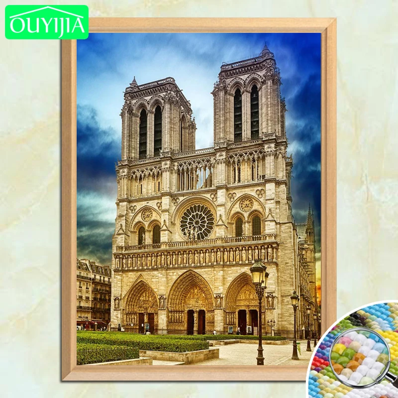 World Famous Scenic Spots "Notre-Dame de Paris" 5D DIY Diamond Painting Square Diamond Embroidery Rhinestones Mosaic Picture
World Famous Scenic Spots "Notre-Dame de Paris" 5D DIY Diamond Painting Square Diamond Embroidery Rhinestones Mosaic Picture