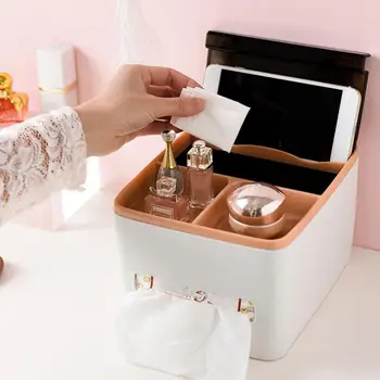 Multi-function Desktop Storage Box Cosmetic Organizer Container Tissue Box Professional Storage Make Up Tool Set New
Multi-function Desktop Storage Box Cosmetic Organizer Container Tissue Box Professional Storage Make Up Tool Set New