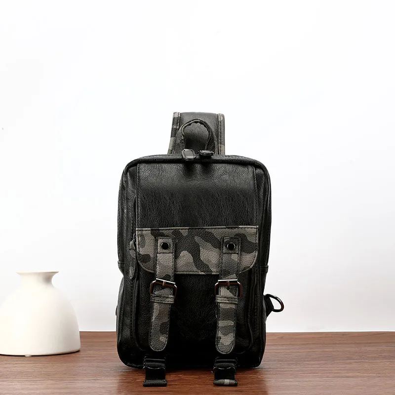 012518 new hot man chest bag male casual messenger bag
