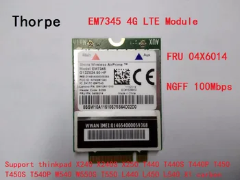 For Thinkpad T440 T450 T540P W540 L440 X240 X1 Carbon 4G Module EM7345 NGFF M.2 WWAN Card 04X6014 4G LTE/HSPA+ 42Mbps Card
For Thinkpad T440 T450 T540P W540 L440 X240 X1 Carbon 4G Module EM7345 NGFF M.2 WWAN Card 04X6014 4G LTE/HSPA+ 42Mbps Card