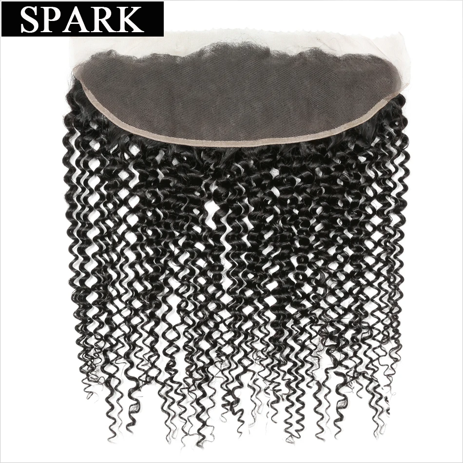 Brazilian Kinky Curly Full Lace Frontal Closure 13x4 Ear to Ear Free Part Remy Human Hair Closure Natural Color Spark Closures
Brazilian Kinky Curly Full Lace Frontal Closure 13x4 Ear to Ear Free Part Remy Human Hair Closure Natural Color Spark Closures