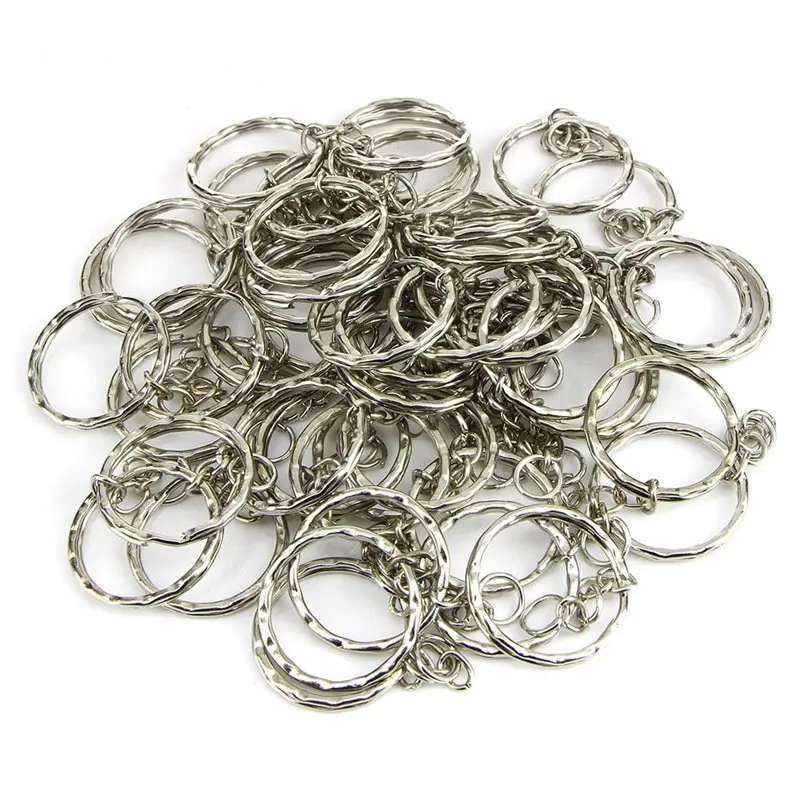 50Pcs Silver Color 25mm Keyring Keychain Split Ring with Short Chain Key Rings Women Men DIY Key Chains Accessories
50Pcs Silver Color 25mm Keyring Keychain Split Ring with Short Chain Key Rings Women Men DIY Key Chains Accessories