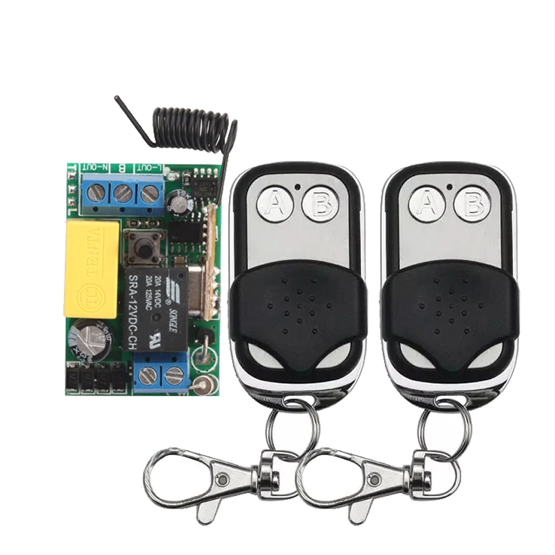 1CH AC 220V RF Wireless Mini Switch Relay Receiver 2CH Remote Controllers Lighting LED Lamp ON OFF Learning Switch
1CH AC 220V RF Wireless Mini Switch Relay Receiver 2CH Remote Controllers Lighting LED Lamp ON OFF Learning Switch