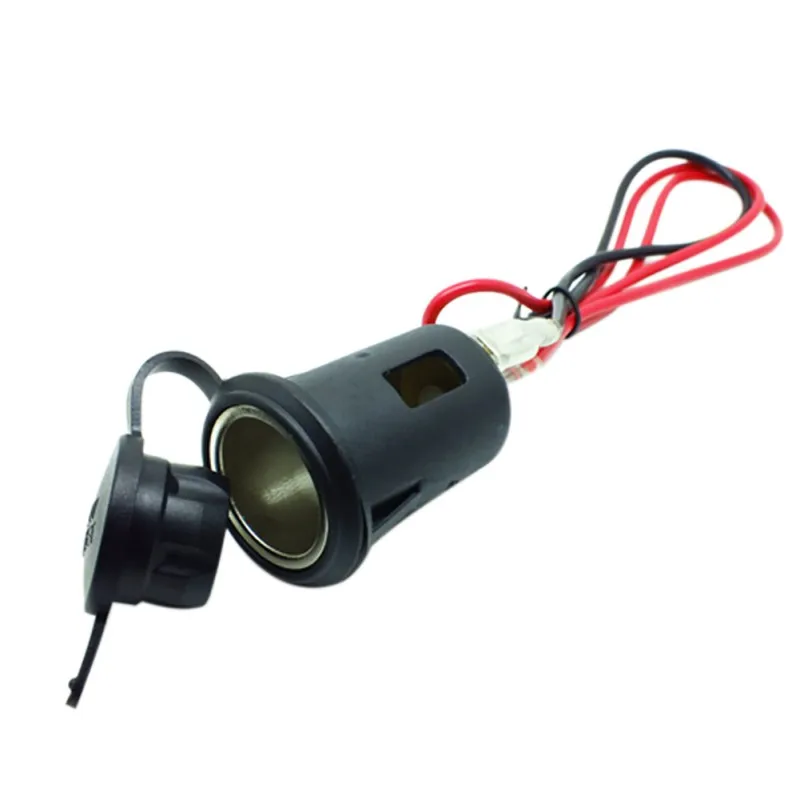 Car Cigarette Lighter Socket With Waterproof Cover Dust-proof Modification GPS 12V-24V Temperature Fuse Charger For Motorcycle
Car Cigarette Lighter Socket With Waterproof Cover Dust-proof Modification GPS 12V-24V Temperature Fuse Charger For Motorcycle
