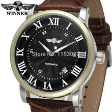 WRG8051M3T1 Winner new Automatic men black color dress watch factory company brown leather strap shipping free with gift box
WRG8051M3T1 Winner new Automatic men black color dress watch factory company brown leather strap shipping free with gift box