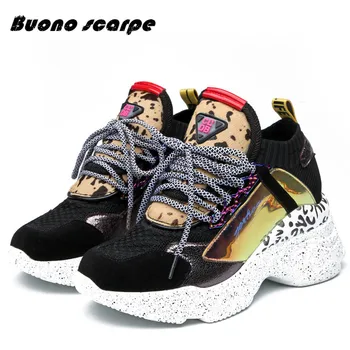 Buonoscarpe Women casual Street Sneakers Casual Thick Soled Increased Women's Sneaker 2019 Spring Breathable Trend Woman Shoes
Buonoscarpe Women casual Street Sneakers Casual Thick Soled Increased Women's Sneaker 2019 Spring Breathable Trend Woman Shoes