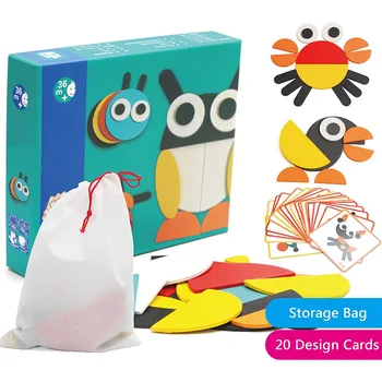 20pcs cards Wooden Pattern Puzzles Creative Wooden Pattern Puzzles Jigsaw for Kids Montessori Early Educational Puzzles Toys
20pcs cards Wooden Pattern Puzzles Creative Wooden Pattern Puzzles Jigsaw for Kids Montessori Early Educational Puzzles Toys