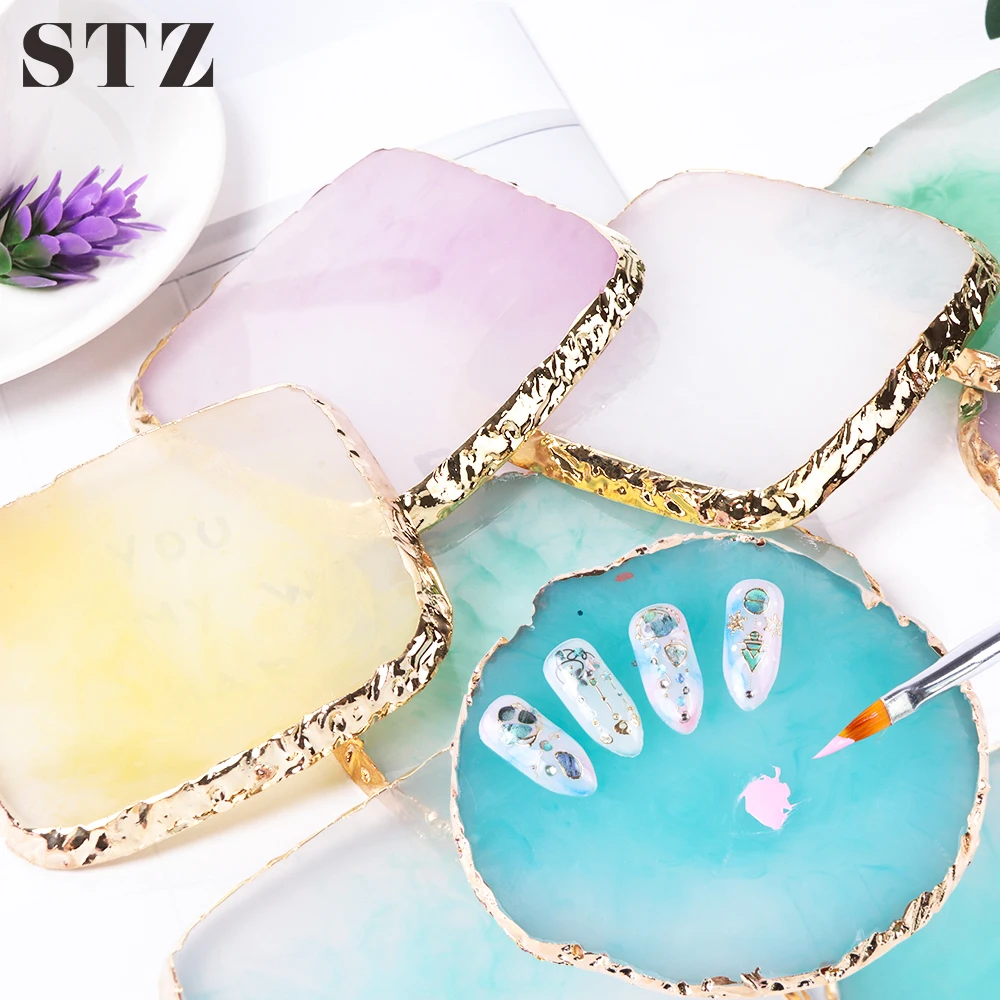 STZ 1pcs Natural Resin Nail Palette False Nail Tips Display Board Acrylic Nail Polish Shelf Color Display Manicure Access #665
STZ 1pcs Natural Resin Nail Palette False Nail Tips Display Board Acrylic Nail Polish Shelf Color Display Manicure Access #665