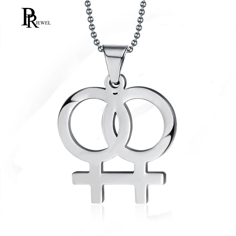 Polished Simple Stainless Steel Gay Lesbian Pride Pendant Symbol Sign Necklace with Drop Shipping
Polished Simple Stainless Steel Gay Lesbian Pride Pendant Symbol Sign Necklace with Drop Shipping