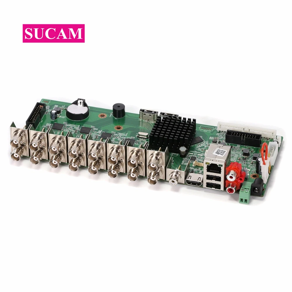 16Channel AHD-N CCTV Camera DVR System Main Board Surveillance Digital Video Recorder PCB for 1080P AHD TVI CVI IP Cameras
16Channel AHD-N CCTV Camera DVR System Main Board Surveillance Digital Video Recorder PCB for 1080P AHD TVI CVI IP Cameras