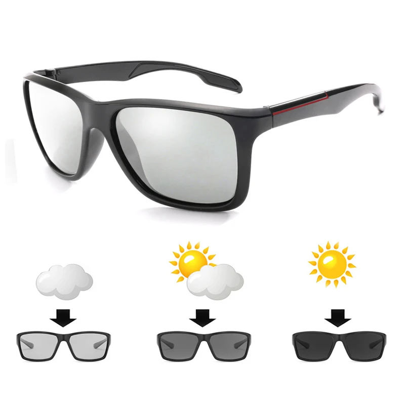 LVVKEE Fashion Photochromic Style Sunglasses Polarized Men Square Brand Design Sun Glasses Oculos Color changing Retro male
LVVKEE Fashion Photochromic Style Sunglasses Polarized Men Square Brand Design Sun Glasses Oculos Color changing Retro male