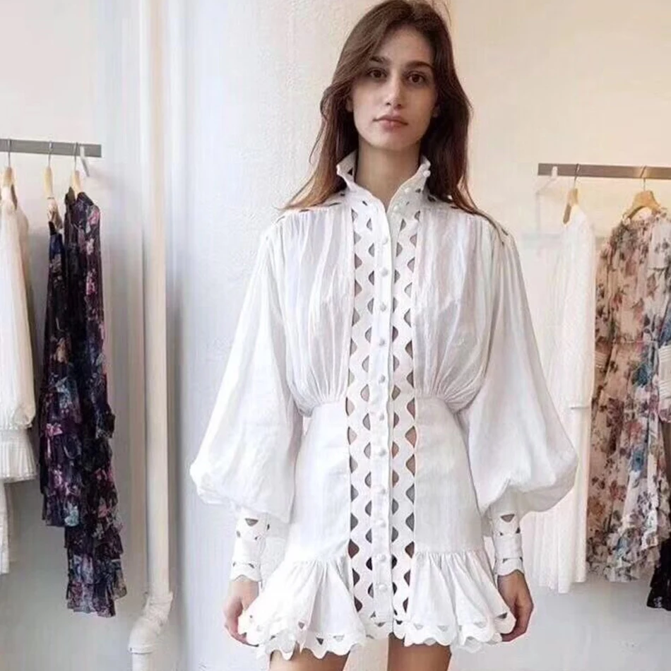 Seamyla 2019 New Elegant Women White Dress Fashion Lantern Sleeve Hollow Out Runway Dresses Sexy Slim Club Celebrity Party Dress
Seamyla 2019 New Elegant Women White Dress Fashion Lantern Sleeve Hollow Out Runway Dresses Sexy Slim Club Celebrity Party Dress