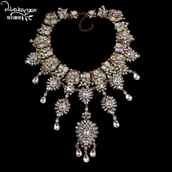 Dvacaman Brand Hotsale Handmade Crystal Choker Necklace Women Fashion Flower Statement Necklace Engagement Show Party Jewelry O5
Dvacaman Brand Hotsale Handmade Crystal Choker Necklace Women Fashion Flower Statement Necklace Engagement Show Party Jewelry O5