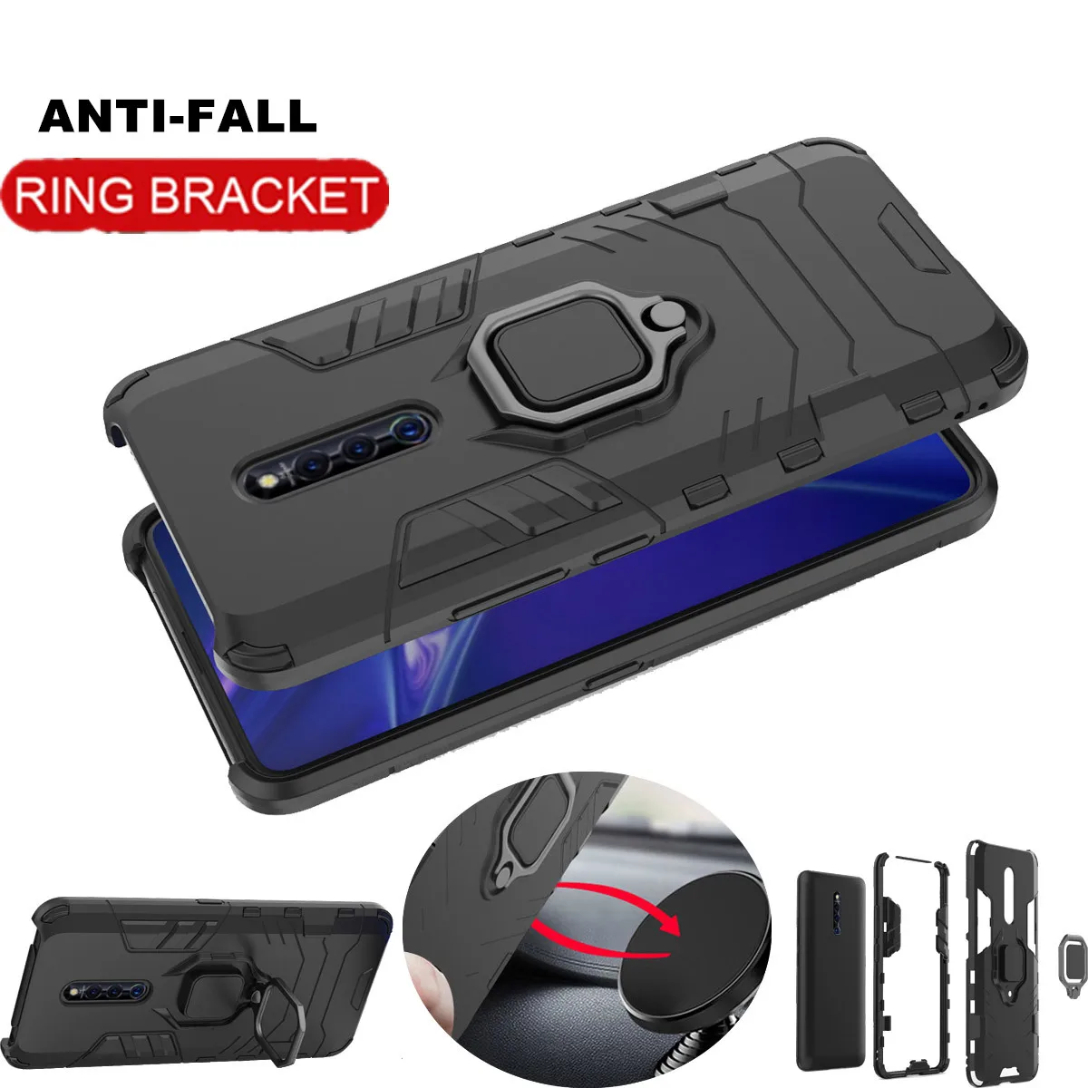 Armor Ring Case For VIVO X27 Pro case Magnetic Car Hold Shockproof Soft Bumper Phone Cover For VIVO Y93 Y91 Case
Armor Ring Case For VIVO X27 Pro case Magnetic Car Hold Shockproof Soft Bumper Phone Cover For VIVO Y93 Y91 Case
