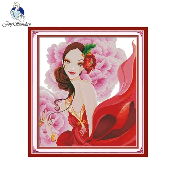 Joy Sunday DIY Needlework Dancing Youth Cross Stitch Kits for Embroidery Knitting Needles Hobbies and Crafts Cross Stitch Set
Joy Sunday DIY Needlework Dancing Youth Cross Stitch Kits for Embroidery Knitting Needles Hobbies and Crafts Cross Stitch Set