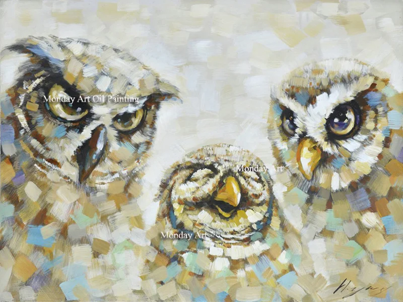 100% Handpainted Animal Pictures Abstract owl Frameless Painting 100%Handpainted Oil Painting On Canvas Home Decor Unique Gift
100% Handpainted Animal Pictures Abstract owl Frameless Painting 100%Handpainted Oil Painting On Canvas Home Decor Unique Gift