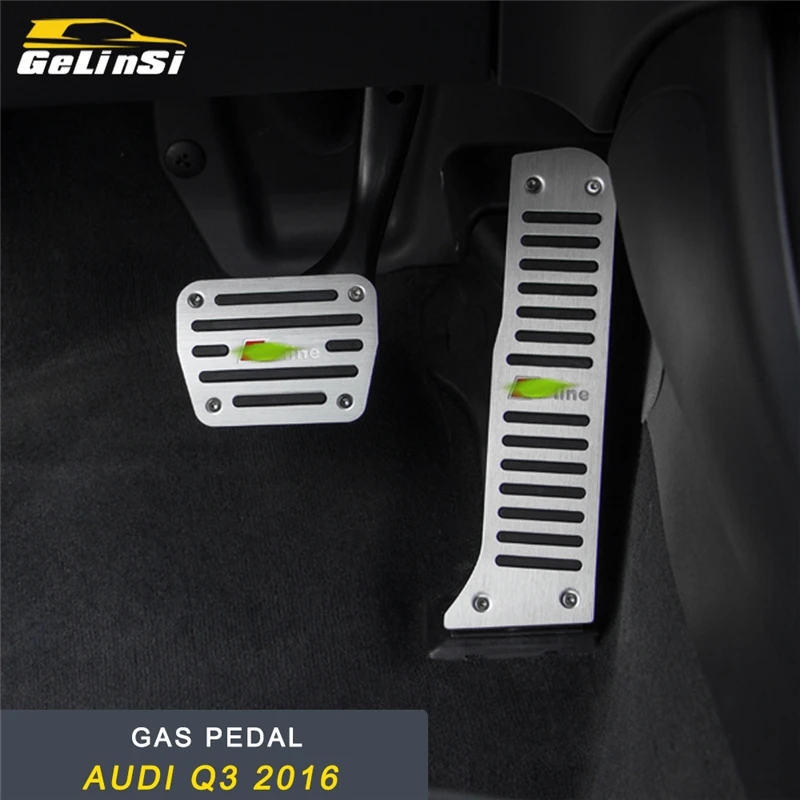 GELINSI Gas Pedal Cover Accelerator Trim Sticker Interior Accessories for Audi Q3 2016 2017 2018 Car Styling
GELINSI Gas Pedal Cover Accelerator Trim Sticker Interior Accessories for Audi Q3 2016 2017 2018 Car Styling