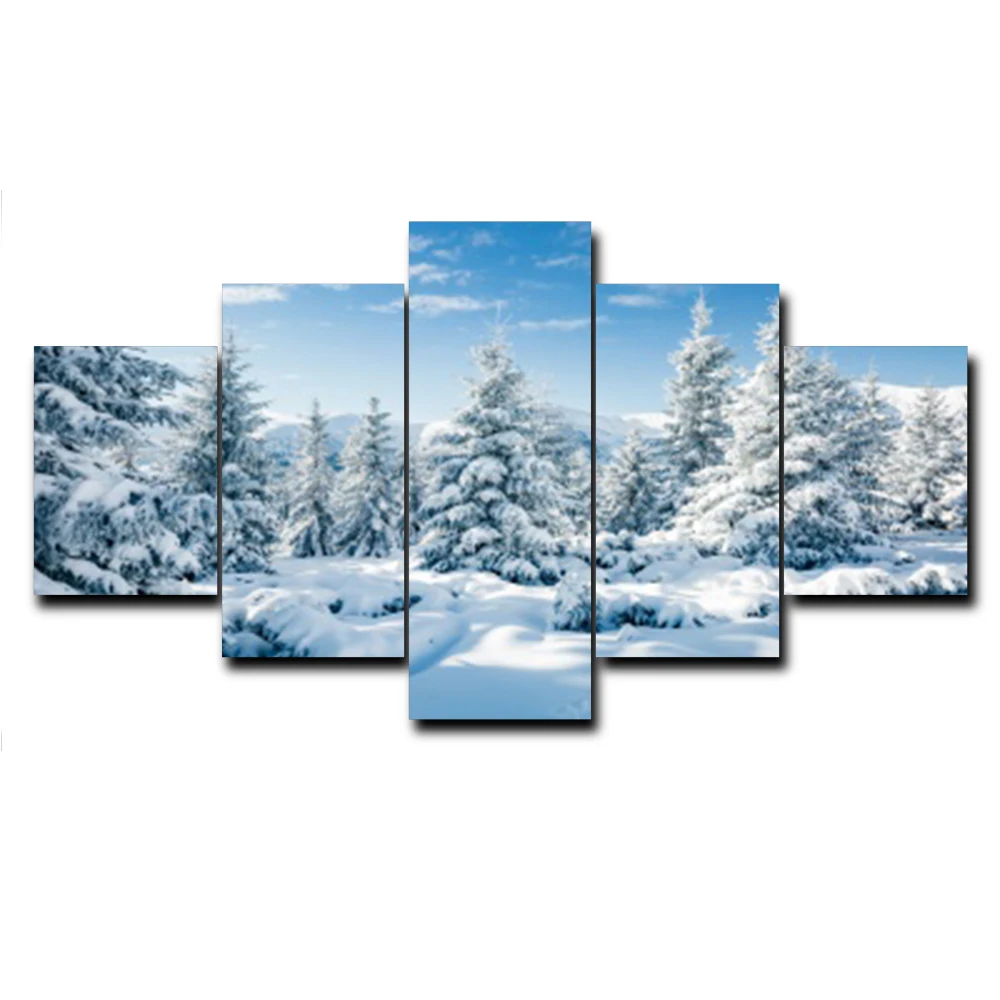 5 Panel Modern Wall Art Winter Snow Outside Posters and Prints Canvas Painting Living Room Bedroom Wedding Home Decor No Frame 
5 Panel Modern Wall Art Winter Snow Outside Posters and Prints Canvas Painting Living Room Bedroom Wedding Home Decor No Frame