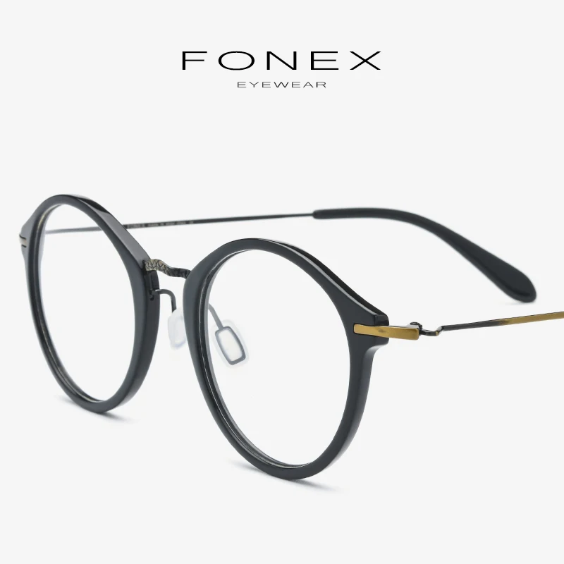 Acetate B Titanium Eyeglasses Frame Women 2019 Retro Vintage Round Prescription Glasses Men Optical Spectacles Korea Eyewear 852
Acetate B Titanium Eyeglasses Frame Women 2019 Retro Vintage Round Prescription Glasses Men Optical Spectacles Korea Eyewear 852