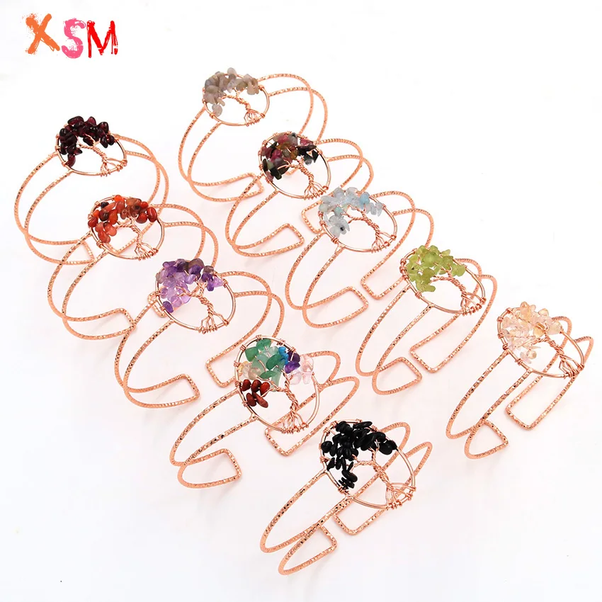 xinshangmie Personalized Rose Gold Color Natural Stone Oval Tree Of Life Reiki Bracelet Adjustable Bangle For Women Jewelry 1Pcs
xinshangmie Personalized Rose Gold Color Natural Stone Oval Tree Of Life Reiki Bracelet Adjustable Bangle For Women Jewelry 1Pcs