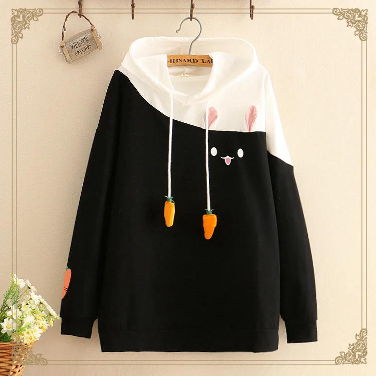 2018 Autumn Women Hoodies Mori Girl Print Hooded Ladies Tops Long Sleeves Cartoon Cute Student Coat Cartoon Loose Pullovers
2018 Autumn Women Hoodies Mori Girl Print Hooded Ladies Tops Long Sleeves Cartoon Cute Student Coat Cartoon Loose Pullovers