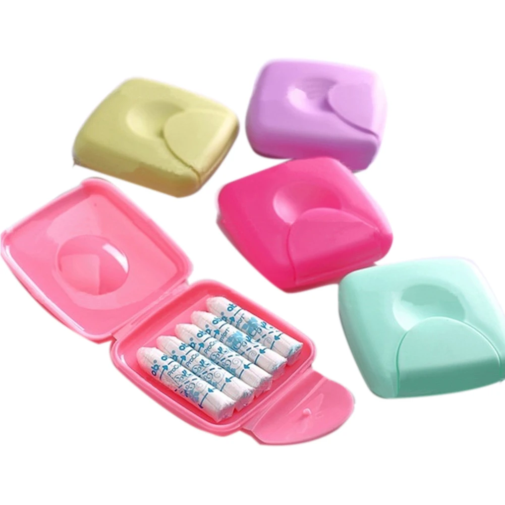 

1pc Travel Portable Women Sanitary Napkin Tampons Box Holder PP Tampons Storage Mini Box Holder Tampons Storage Random Color