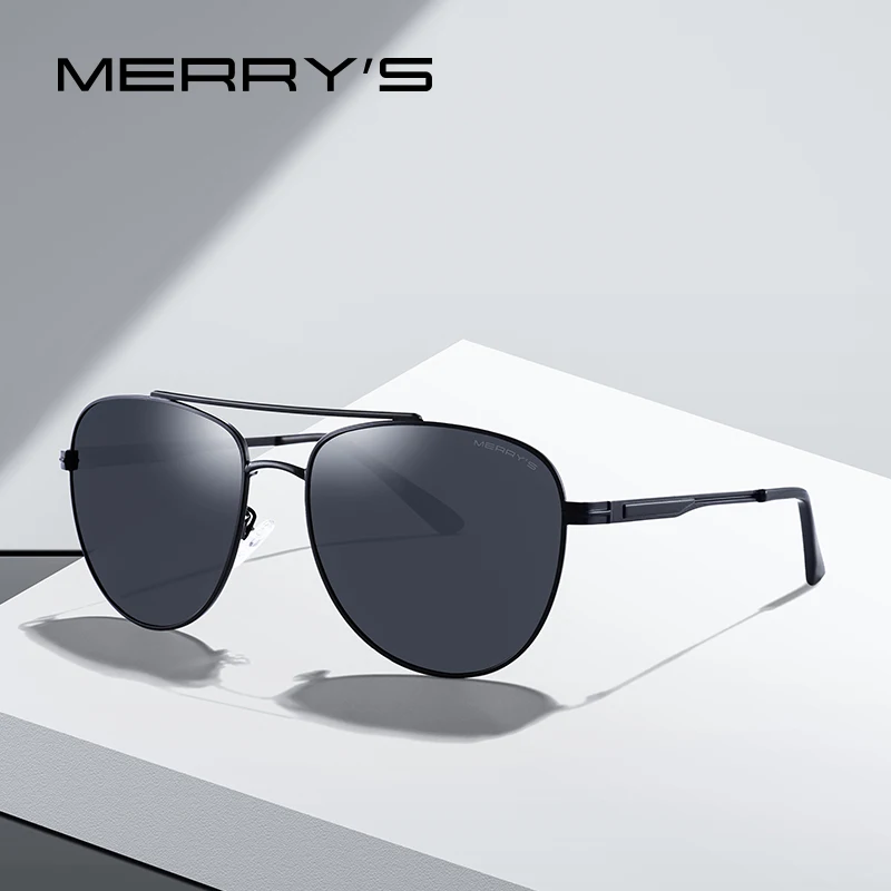 MERRY'S Men Classic Pilot Sunglasses HD Polarized Sun glasses For Mens Driving UV400 Protection S8322
MERRY'S Men Classic Pilot Sunglasses HD Polarized Sun glasses For Mens Driving UV400 Protection S8322