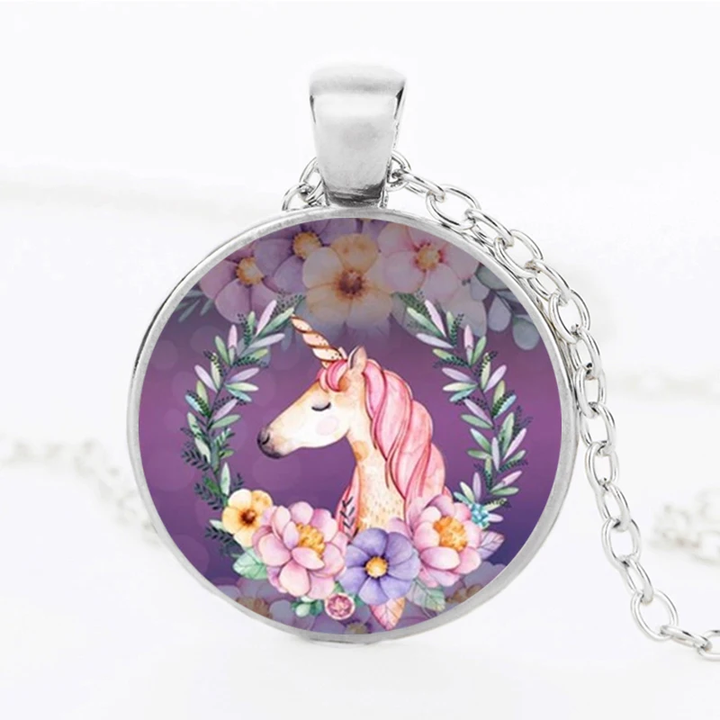 Suteyi Cute Unicorn Necklace Antique Bronze Silver Chain Glass Cabochon Pendant Necklace For Women Retro Handmade Jewelry
Suteyi Cute Unicorn Necklace Antique Bronze Silver Chain Glass Cabochon Pendant Necklace For Women Retro Handmade Jewelry