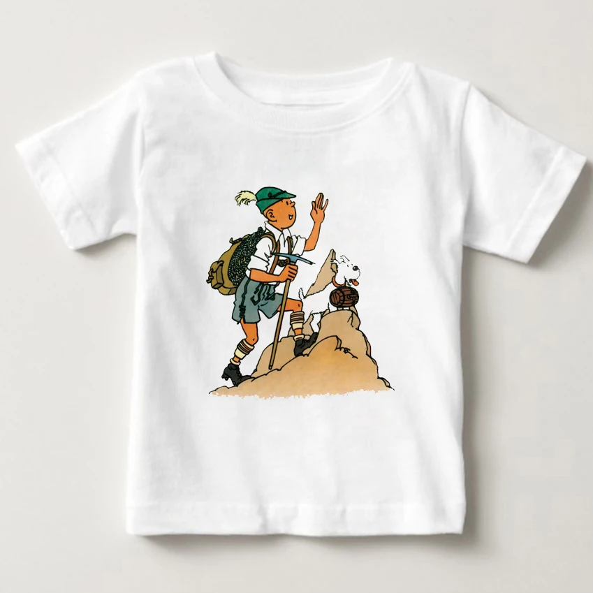 Children The Belgian Tintin T-shirt Fashion The Adventures of Tintin Tops T Shirt Kids Short Sleeve Baby Boys and Girls T-shirt
Children The Belgian Tintin T-shirt Fashion The Adventures of Tintin Tops T Shirt Kids Short Sleeve Baby Boys and Girls T-shirt